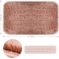 Miniatyrbild 3 av 5: Vattenabsorberande Badrumsmattor, Badrumsmattor Golvmatta, Halkfria Sovrumsmattor, Barnmatta Lämplig För Badrum/Sovrum/Kök (Rosa, 31.5*19.7in)