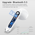 Miniatyrbild 2 av 5: Trådlösa Hörlurar, Bluetooth 5.3 Hörlurar 2023, Stereo Hörlurar med ENC Mikrofon, Trådlösa In-Ear Hörlurar med Dubbel LED-Display