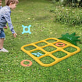 Miniatyrbilde 4 av 5: Pool Toss Spillsett | Oppblåsbare Leker Brettspill | Toss Sett Vannflytere, Sjakkbrett Ananasform, Svømmebassengleker, Bassengspill for Barn Voksne