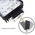 Miniatyrbillede 2 af 5: 2 stk. 4 tommer 48W Spot Light Arbejdslygte LED, Bred Stråle Arbejdslygte til Off Road Truck SUV og 4x4 Tågelygte