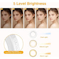 Miniatyrbillede 4 af 5: Clip-on Ring Light, 60 LED Genopladelig Selfie Ring Light til Telefon, Laptop, Tablet (3 Modeller, 5 Lysstyrkeniveauer)