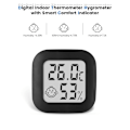 Miniatyrbillede 5 af 5: Digital Hygrometer Indendørs Termometer Rumstermometer og Luftfugtighedsmåler med Temperatur Luftfugtighedsovervågning til Drivhus, Have, Kælder
