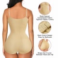 Miniatyrbillede 4 af 5: Kvinders Slankende Bodysuits Shapewear Tops Tummy Control Body Shaper Spaghetti Strap Camisole Leotards Bodycon Jumpsuit, XS/S