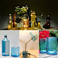 Miniatyrbillede 5 af 5: Glasflaskeskærer, firkantet & rund flaskeskæremaskine, vinflaskeskæreværktøj med tilbehørssæt