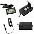 Miniatyrbild 2 av 5: 3 st Digital Termometer Hygrometer Mini Sond Termometer Temperatur Hygrometer Reptil Inkubator Fjäderfä Kontor Vardagsrum