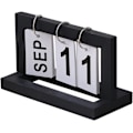 Miniatyrbilde 1 av 5: Kalender i tre, skrivebordsdekorasjon, gjenbrukbar - for hjem og kontor