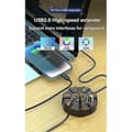 Miniatyrbild 4 av 5: USB 2.0 Hub Multi Splitter Adapter 5Gbps Höghastighets USB Splitter Strömadapter Multipel Expander för PC Laptop, 10 Portar