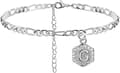 Miniatyrbild 1 av 4: Initial Anklets för Kvinnor Silver Anklet Guld Bokstav Anklet med Initialer Guld Anklets för Kvinnor Initial Anklet Silver Anklets för Kvinnor Initial