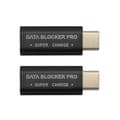 Miniatyrbild 5 av 5: 2 st USB Type-C Datablocker USB-C Juice Jack Adapter Stöd Snabbladdning (50V/5A) Stoppa Datastöld