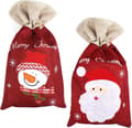 2-pack julklappspåsar, tomtepåsar