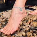 Miniatyrbild 4 av 4: Initial Anklets för Kvinnor Silver Anklet Guld Bokstav Anklet med Initialer Guld Anklets för Kvinnor Initial Anklet Silver Anklets för Kvinnor Initial