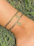 Miniatyrbild 5 av 5: Initial Anklets för Kvinnor Silver Anklet Guld Bokstav Anklet med Initialer Guld Anklets för Kvinnor Initial Anklet Silver Anklets för Kvinnor Initial
