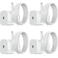 4-pack iPhone-laddare – Snabbladdaradapter + USB-C 20W Vit (NT) 4-pack iPhone 4-pack iPhone 4-pack iPhone 4-pack iPhone 4-pack