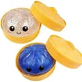 Glittrande Dumpling Squishy Leksak, Mjuk Deg för Dekompression, Ångestlindrande Fidget Leksaksgåva 2pcs-b