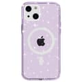 Glitter MagSafe Skal iPhone 14 Transparent Lila