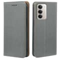 TKdaddy Pung til Xiaomi Redmi 15 5G RFID-blokering PU-læder Flip-telefoncover med stærk magnetisk lukning Grå