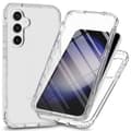 Samsung S24 FE Komplett Premium 3D Skall 3i1 ThreeSixty Clear