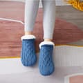Vinterstrømper Varmestrømper Fluffy Tykke Strømper Innesko B Blå-FD19 Blå 22-25 (Innside 16-18cm) blue 22-25 (inside 16-18cm)