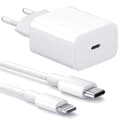 iPhone - Hurtiglader - Adapter + Kabel 20W USB-C Hvit 10-pakning iPhone 10-pakning iPhone 10-Pack iPhone