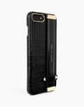 IDeal of Sweden Neo Noir Croco Strap Handle Statement Case för iPhone 6/6S/7/8 Plus Svart
