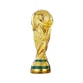 Stor Guld VM Fodboldtrofæ Replika Qatar 2022, 21cm 21cm