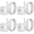 1-pakning - iPhone-lader - Hurtiglader - Adapter + 2m kabel 20W Lightning Hvit 1-pakning iPhone (NT) 1-pakning Lightning 1-pack Lightning