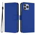Wiko T60 / Cubot P80 Solid Color PU-deksel - Beskyttende flip-deksel Dark Blue