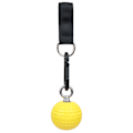 Miniatyrbild 2 av 5: Pull Up Power Ball Hold Grips med remmar - halkfri (1 set, gul)