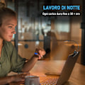 Miniatyrbilde 4 av 5: Leselys, USB Oppladbar Boklampe, Leselampe med 3 Lysmoduser, Lang Batterilevetid for Boklesing, Reise