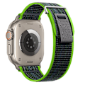 Miniatyrbilde 1 av 5: Trail Loop-reim for Apple Watch 44mm 40mm 45mm 41mm 42 44 45mm Sport Armbånd iwatch Ultra 2 49mm serie 9 8 se 7 6 5 4 3 lysegrønn blå2 41mm 40mm 38mm bright green blue20