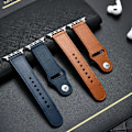 Pikkukuva 4 / 5: Nahkaremmi Apple Watch Ultra 2:lle 49 mm, 44 mm, 40 mm, 38 mm/42 mm, urheilunauha iWatch-sarjoille 9, 8, 7, 3, 4, 5, 6, se 41 mm/45 mm, Punainen 38mm or 40mm 41mm B Red 13