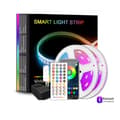 (SC) Bluetooth RGB LED Strip - 30m/40m Roll, Music Controlled Light Strip, Smart App and Remote Control, 12V, Dimmable 5m 90 light IP20