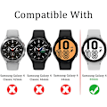 Miniatyrbild 2 av 5: 4-pack härdat glas för Samsung Galaxy Watch 4 (40mm) skärmskydd för Galaxy Watch 4 (40mm) Smartwatch [2.5D 9H hårdhet] [reptålig]