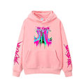 Miniatyrbilde 1 av 2: Stray Kids Rock Star Album Hoodie for Kvinner og Menn - Langærmet Topp for Fans - Gave - Rosa 6 Rosa Pink M