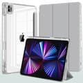 Stilrent deksel for iPad 10 2022/ 11 A16 grå hard bunn og transparent