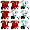 Miniatyrbillede 2 af 11: 23/24 Børnefodboldtrøjesæt Drenge Træningsdragt Sportstøj Skjorte Shorts Strømper 23/24 liver-pool udebane #11 23/24 liver-pool away #11 #24 (8-9 years)