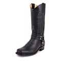 Miniatyrbild 1 av 5: Herr Harness Boots Square Toe Casual Boots Mid Calf Svart Black 10.5