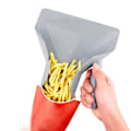 Miniatyrbillede 1 af 5: Chipskovl til pommes frites - Klasse Plastikspatel Fritureskovl med H Grå én størrelse