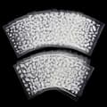 10 Sheets White Nail Art Flower Stickers White white