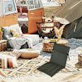 Miniatyrbilde 5 av 5: Strandmatte solseng, sammenleggbare solsenger for voksne, ideell solmatte for soling