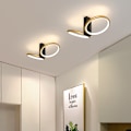 Miniatyrbilde 2 av 3: LED taklampe, moderne og elegant liten taklampe, egnet for gang, trapp, stue (tre-farge lys)