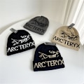 Miniatyrbilde 3 av 4: Hatt for menn og kvinner - Vinterlue, Skallelue, Arcteryx Unisex, Foldbar, uten skygge Light grey