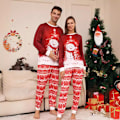 Miniatyrbillede 3 af 5: Familiematchende Pyjamas til Jul 2024 - Snemand & Klar Mønster - Voksen, Børn & Baby - Pyjamas, Nattøj, Outfit, Pjs, Hundetøj Dog M