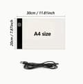 LED Tegneplade A5/A4/A3 med 3 Lysstyrker lysbord/lys plade A4 (Canvas Only) Three-Level Dimming