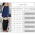 Miniatyrbillede 3 af 5: Plus Size Kvinders Behagelige To-delt Løse Pyjamas Sort Black 2XL