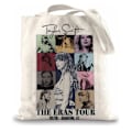 Miniatyrbillede 1 af 5: Taylor Swift Album Inspirerede Tote Bags Til Kvinder Bærbar Organizer Musikelsker Merch Fans Swiftie Gave DB
