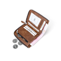 Miniatyrbillede 6 af 9: RFID-blokerende pung \"Zip Wallet\" Sort Black one size