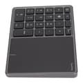 Miniatyrbild 8 av 8: (SC) Wireless Numeric Keypad Touchpad Design 22 Keys 2.4G Dual Mode Connection Type C Interface Laptop Keyboard Gray 0.1