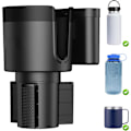 Pikkukuva 1 / 6: Auton mukiteline, 2-in-1 mukiteline säädettävällä pohjalla, monitoiminen auton mukiteline, juomateline suurille mukeille Cup holder + mobile phone