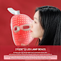 Miniatyrbild 5 av 10: Trådlös 7-färgs LED Photon Behandling Skönhetsmask Vit 18.6*23.3cm